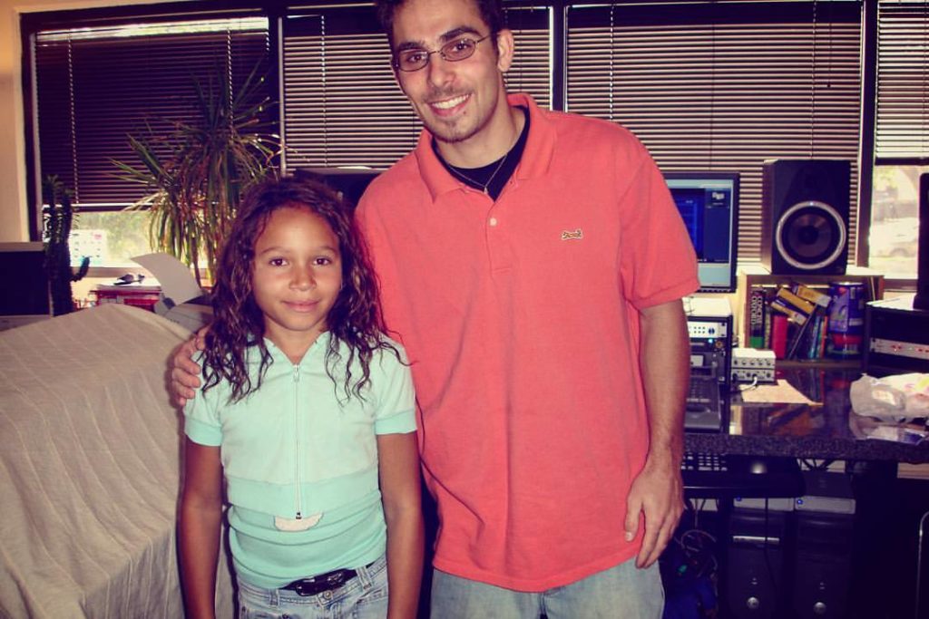 Jamella_Perkins_Asaf_Fulks_OC_Recording_Orange_County_Studio_Throwback