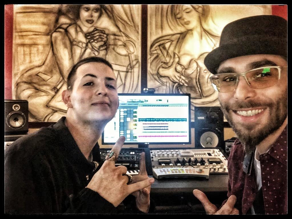 Trigga Jay Fantastic In the Studio with Asaf Fulks at OC Recording Audio School