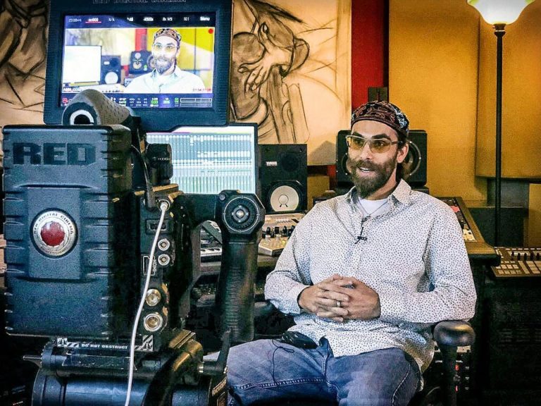 Working on Vertex Media’s new documentary VISITING at OC Recording!